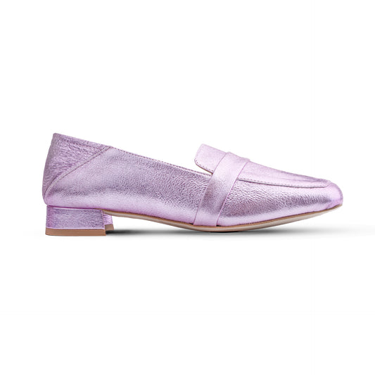 Sunday Loafer - Metallic Lilac