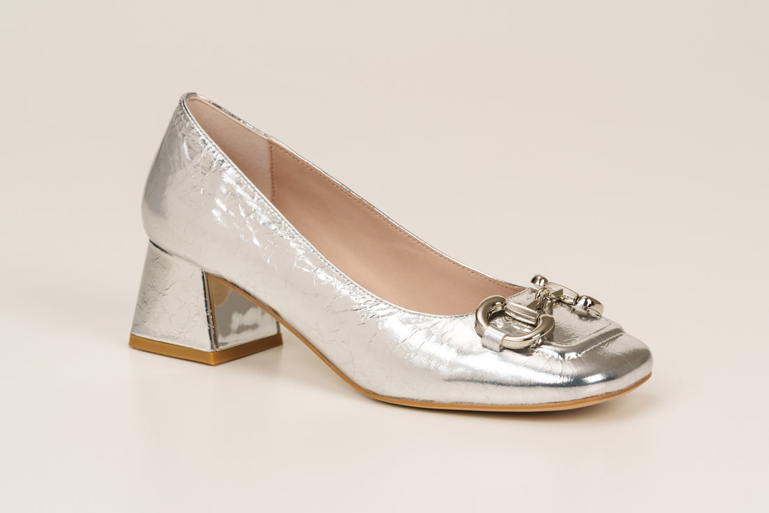 Saturday Heel - Platinum