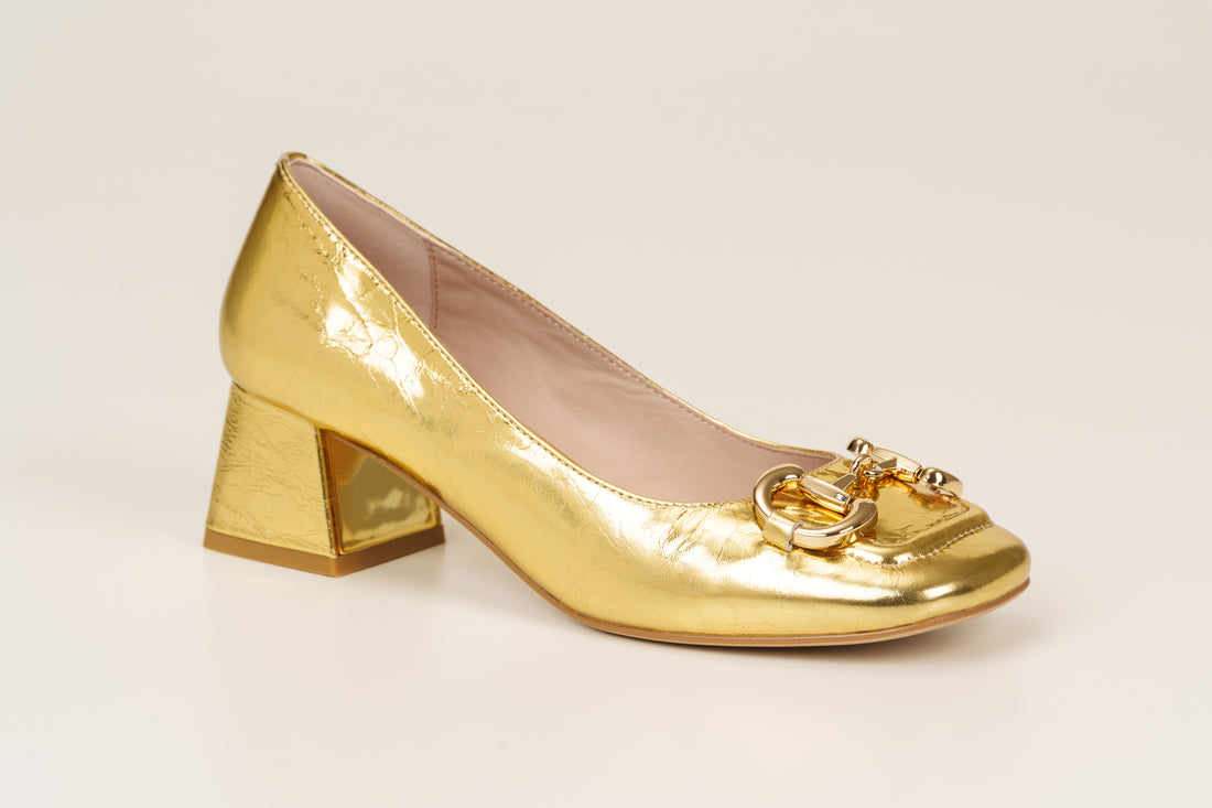 Saturday Heel - Golden