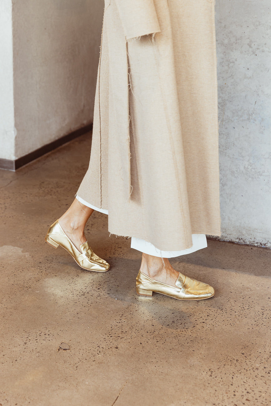 Seconds - Monday Loafer - Metallic Gold