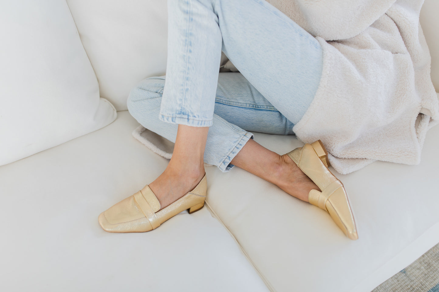 Sunday Loafer - Metallic Gold