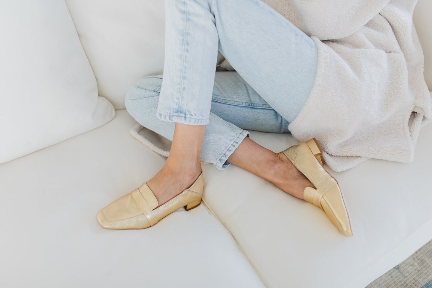 Seconds Sunday Loafer - Metallic Gold