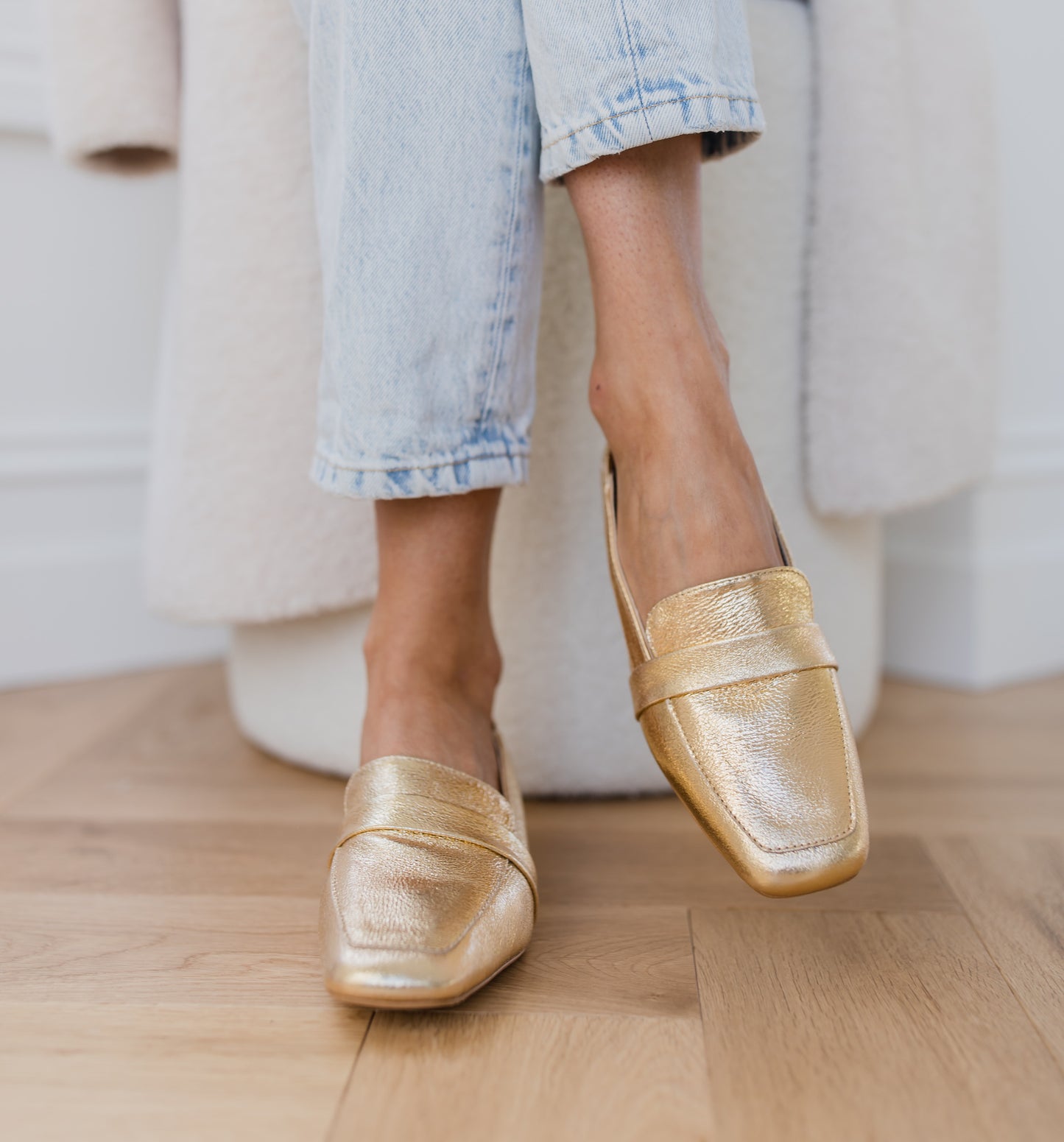 Sunday Loafer - Metallic Gold