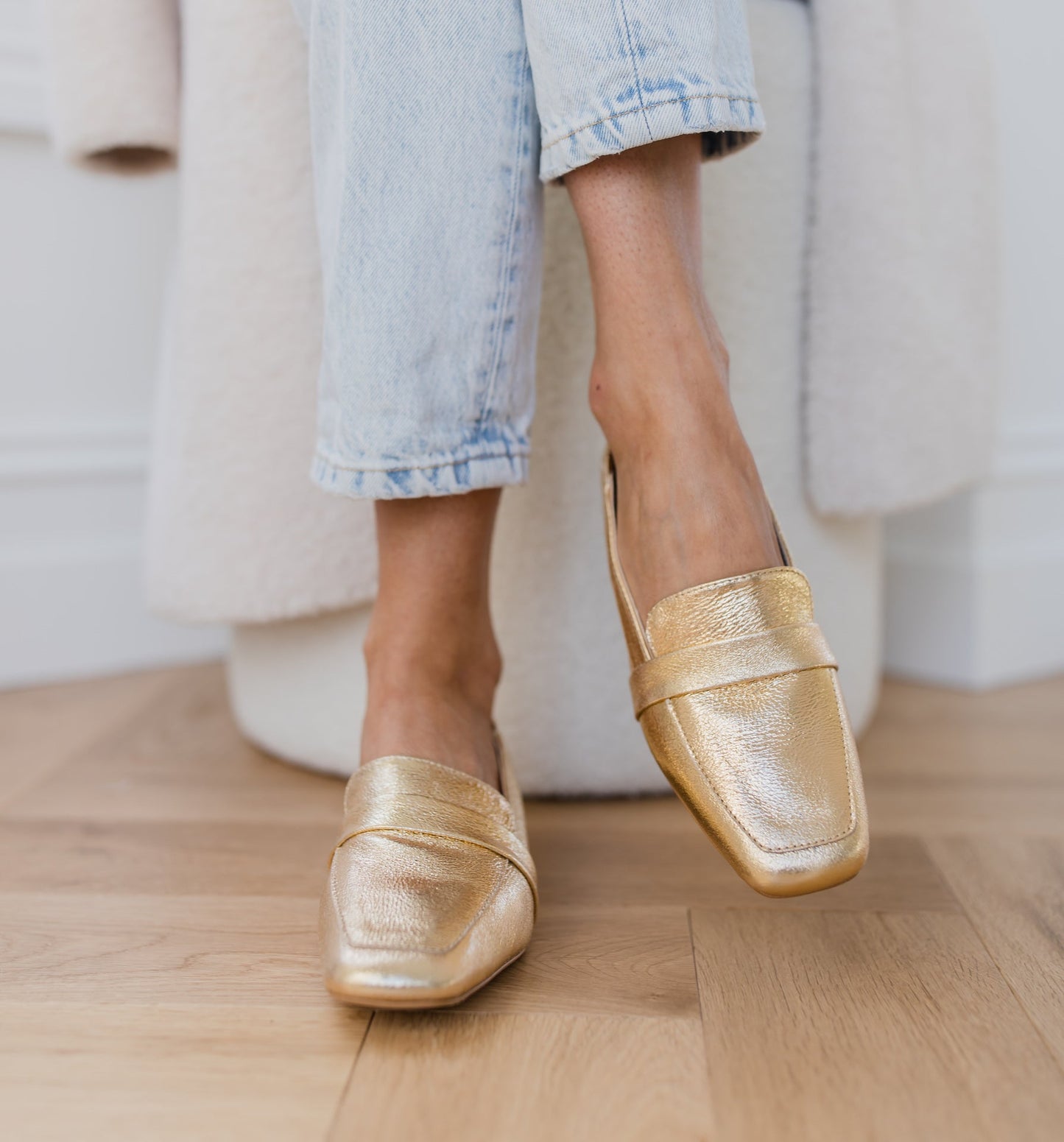 Seconds Sunday Loafer - Metallic Gold