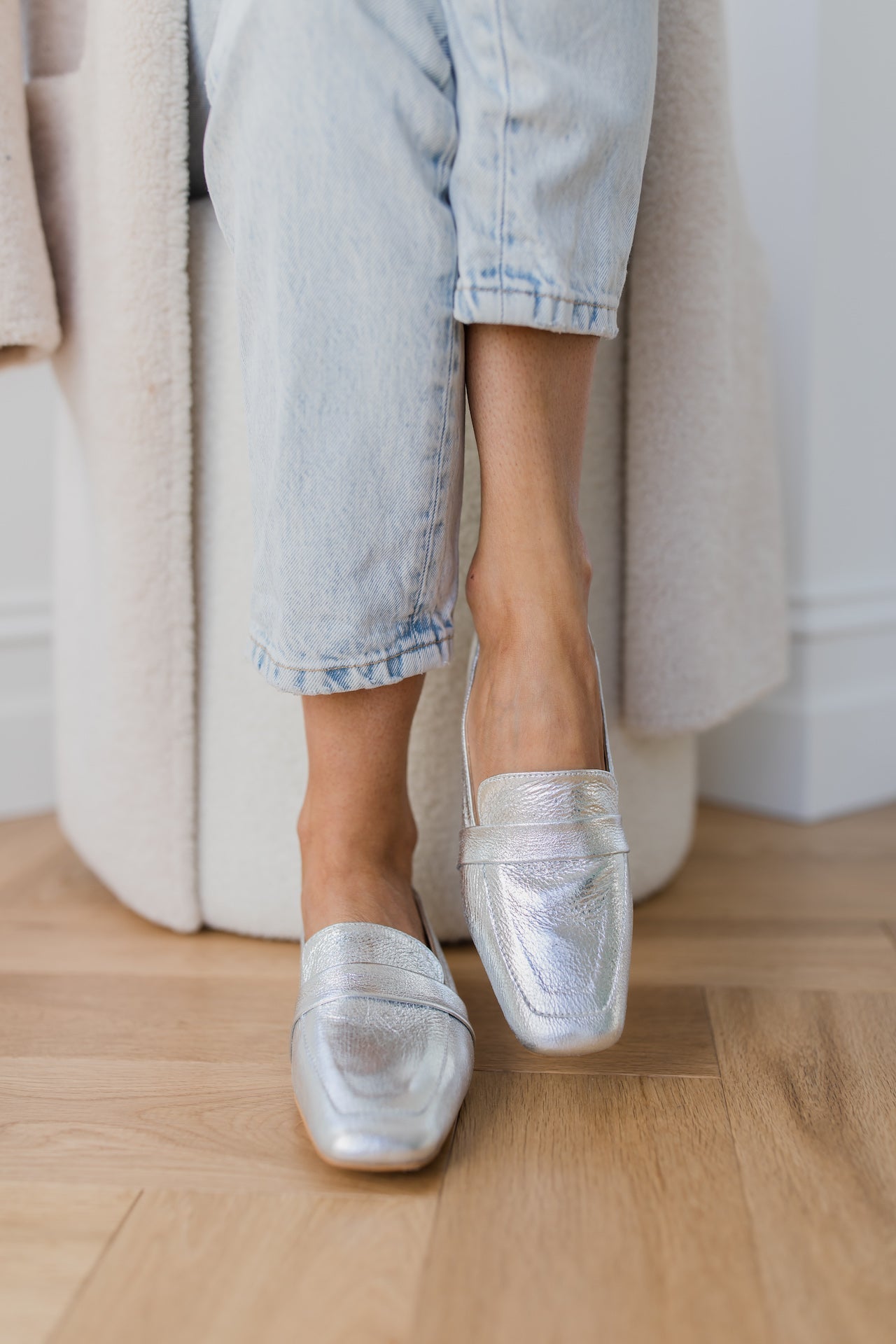 Seconds Sunday Loafer - Metallic Silver