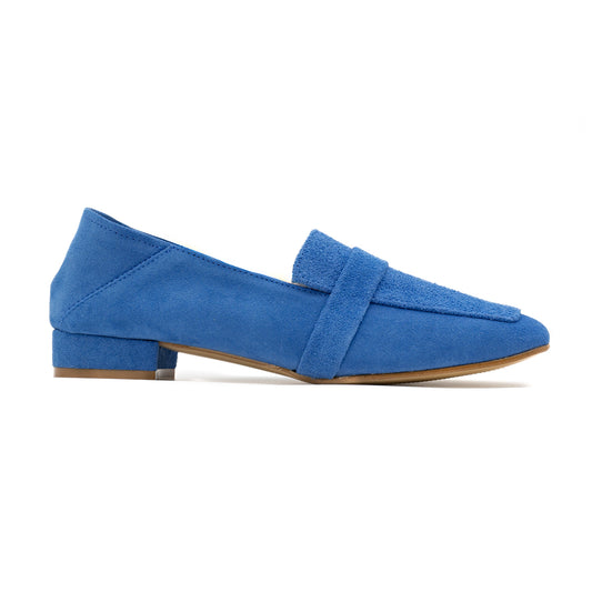 Seconds Monday Loafer - Bright Blue Suede