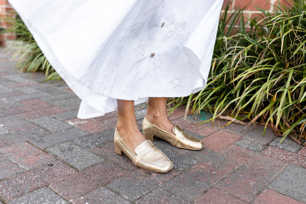 Seconds Sunday Loafer - Metallic Gold